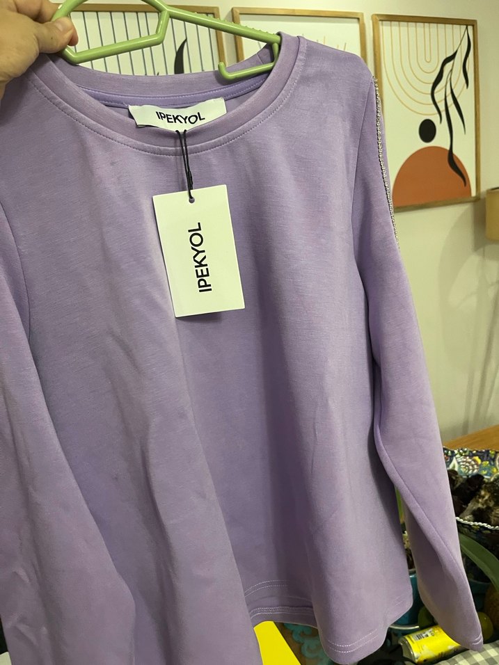 Lila Kadın Sweatshirt IPEKYOL - Görsel 3