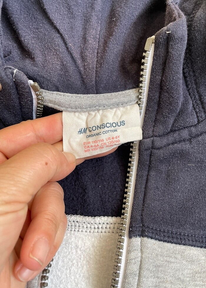 Fermuarlı sweat erkek çocuk 4/6 - Görsel 2