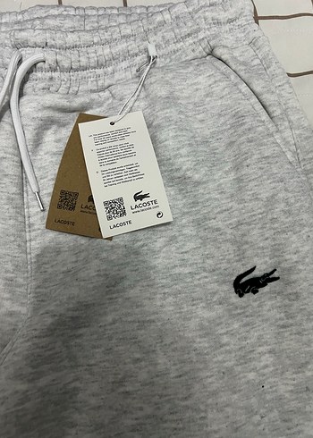 Lacoste Gri Rahat Kesim Erkek Eşofman Altı - Görsel 2