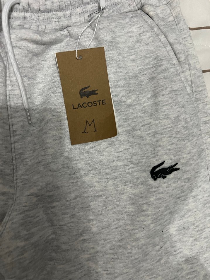 Lacoste Gri Rahat Kesim Erkek Eşofman Altı - Görsel 5