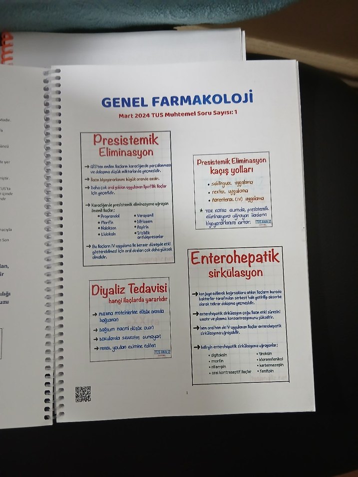 TUS Mart 2024 Dönemi Ders Notları Seti, tus analiz - Görsel 3