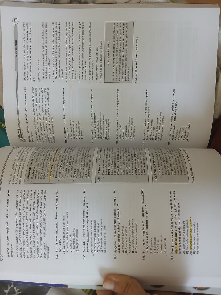 Tusdata vaka soruları mikrobiyoloji ve enfeksiyon - Görsel 3