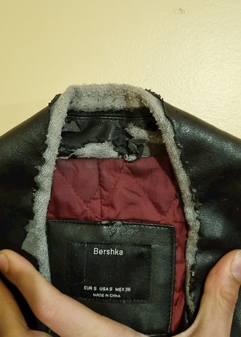 Erkek Siyah Deri Ceket - Görsel 4