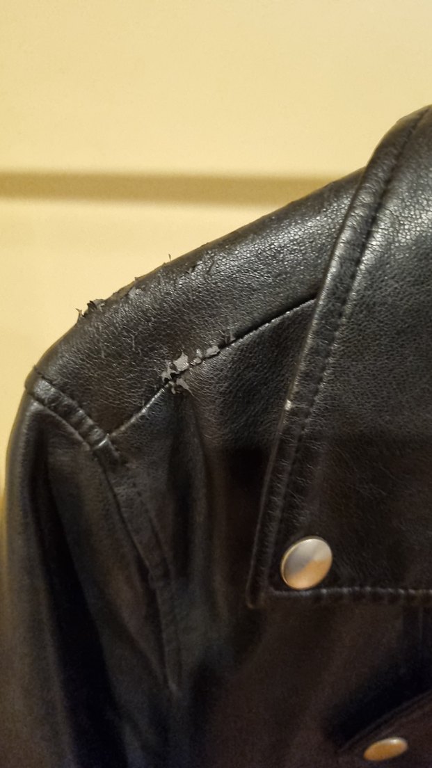 Erkek Siyah Deri Ceket - Görsel 3