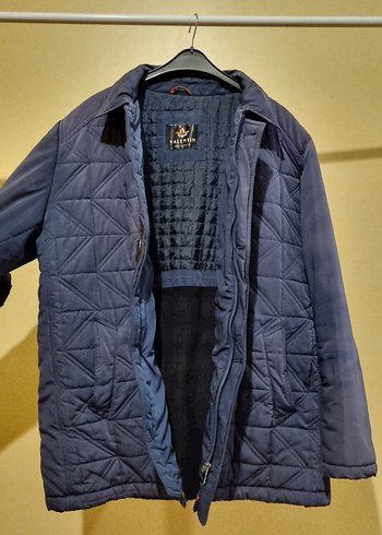 Düğmeli Lacivert Erkek Mont - Görsel 3