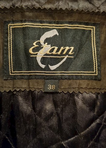 Vintage Düğmeli Kahverengi Süet Ceket - Görsel 5