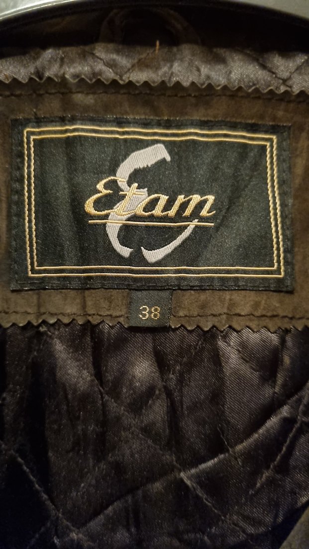 Vintage Düğmeli Kahverengi Süet Ceket - Görsel 5