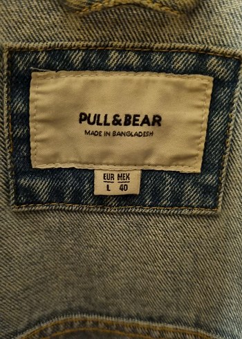 Pull&Bear Erkek kot ceket - Görsel 4