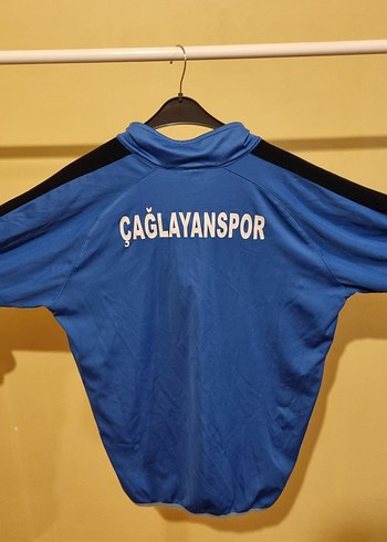 Erkek Uzun Kollu Mavi Spor Tişört - Görsel 2