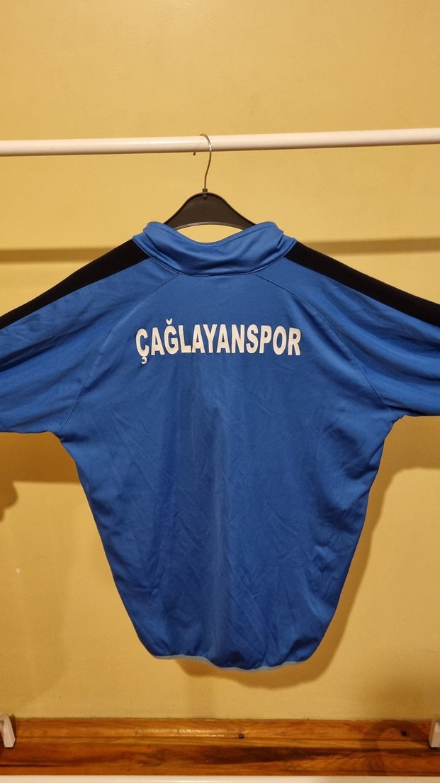 Erkek Uzun Kollu Mavi Spor Tişört - Görsel 2