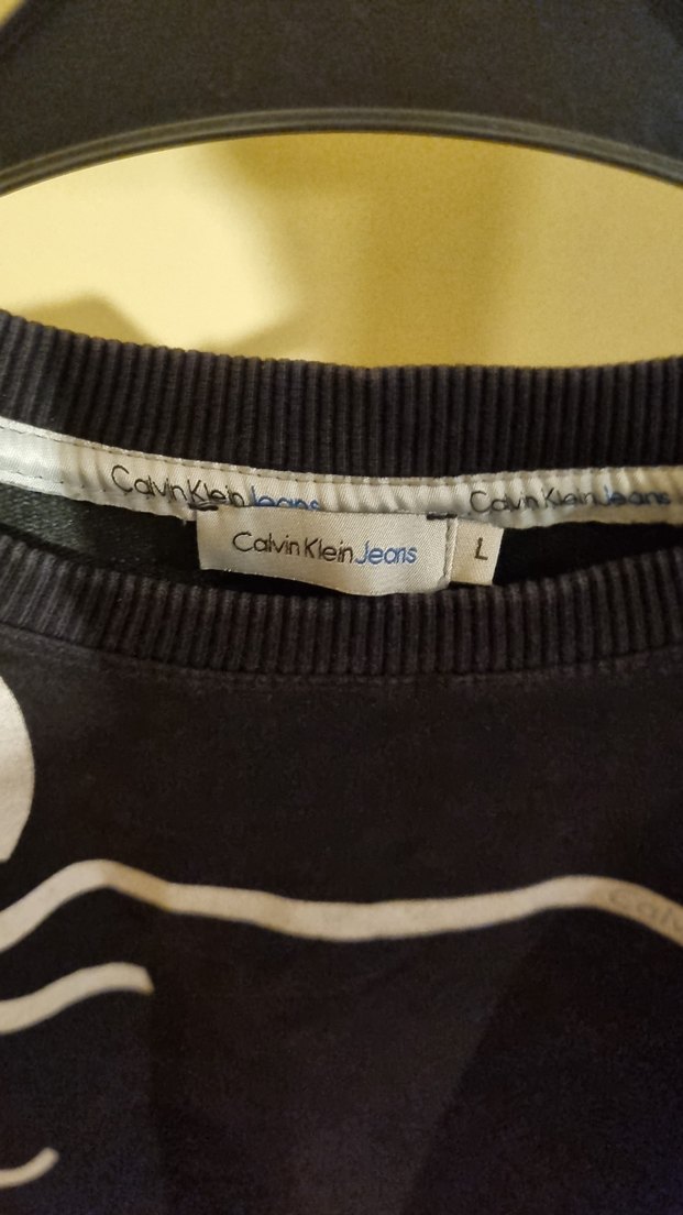 Calvin Klein Erkek Siyah Pamuklu Sweatshirt - Görsel 4