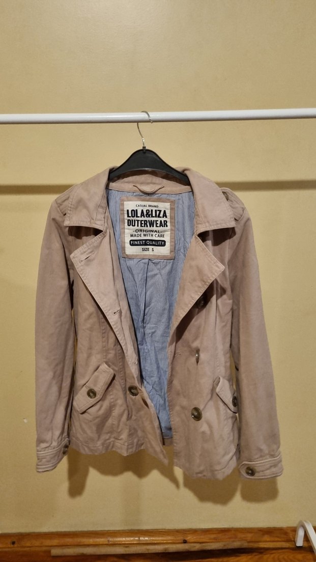 Bej Kadın Süet Midi Trençkot - Görsel 3