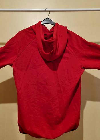 Under Armour Kırmızı Erkek Kapüşonlu Sweatshirt - Görsel 3