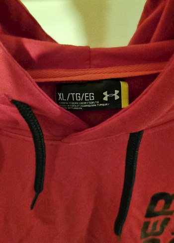 Under Armour Kırmızı Erkek Kapüşonlu Sweatshirt - Görsel 4