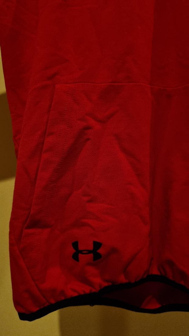Under Armour Kırmızı Erkek Kapüşonlu Sweatshirt - Görsel 2