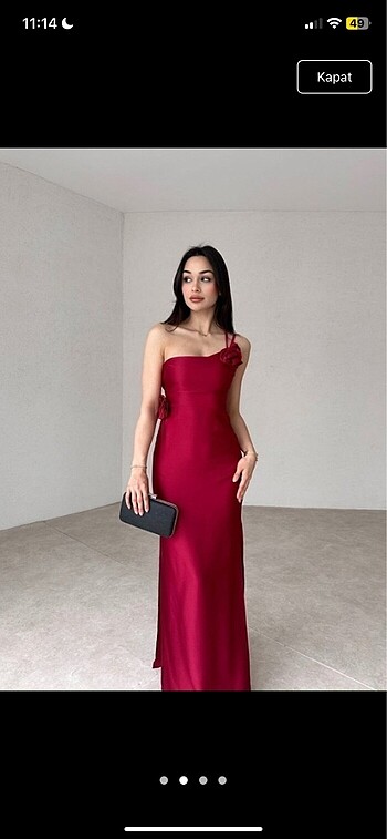 Zara Saten elbise