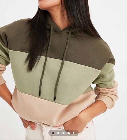 Trendyolmilla Basic Örme İnce Sweatshirt