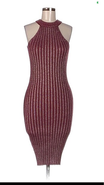 Halter yaka elbise
