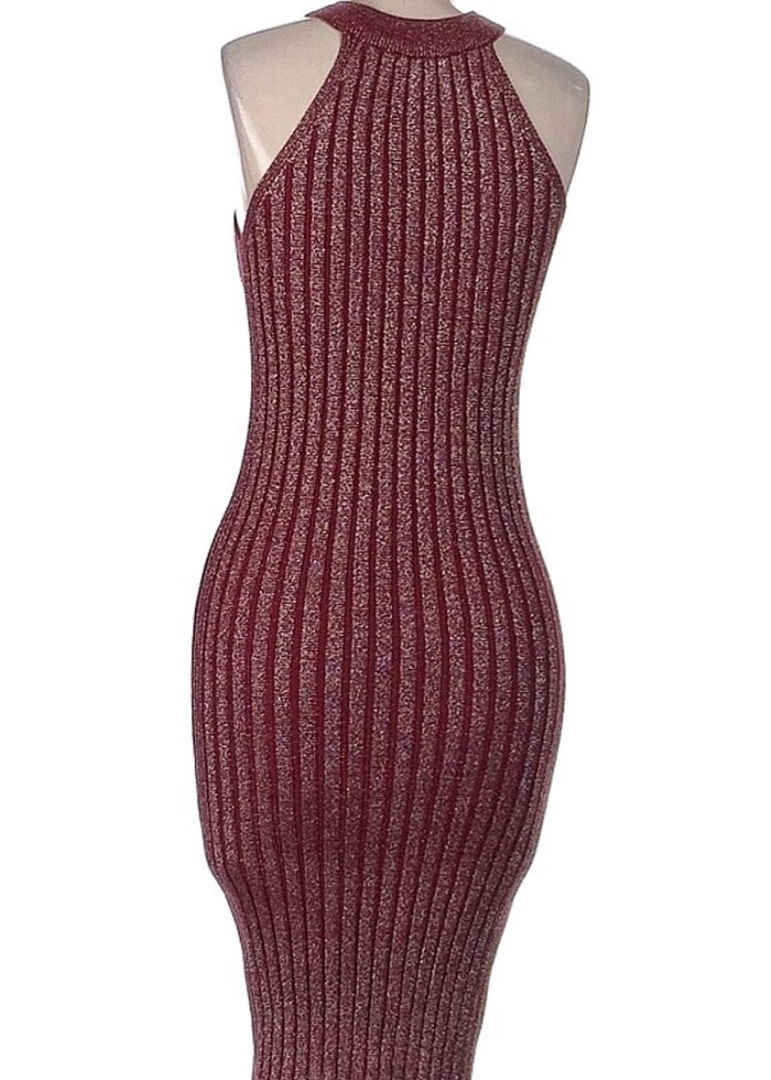 Halter yaka elbise - Görsel 3