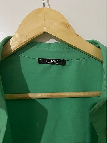 Stradivarius Yeşil Oversize Gömlek
