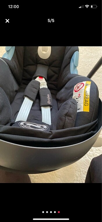 0 - 13 kg Beden siyah Renk Cybex oto koltuk puset ana kucapı