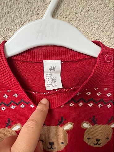 H&M HM yeni yıl kazağı