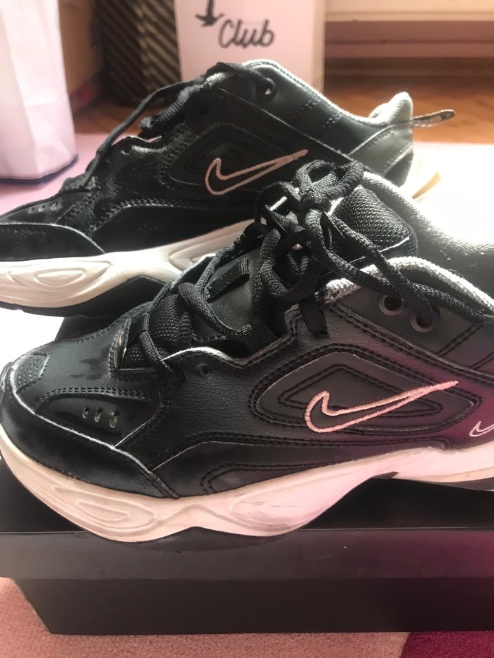 Siyah Bağcıklı Kadın Spor Ayakkabı NIKE - Görsel 4