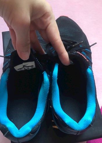 Nike Siyah-Mavi Spor Ayakkabı - Görsel 5