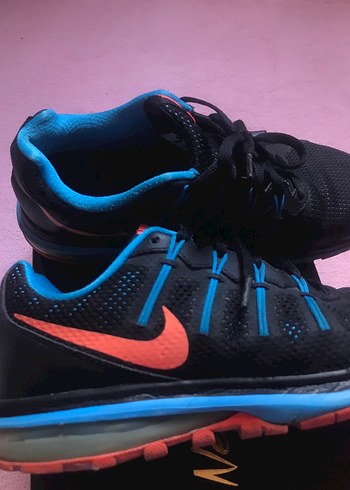 Nike Siyah-Mavi Spor Ayakkabı - Görsel 3