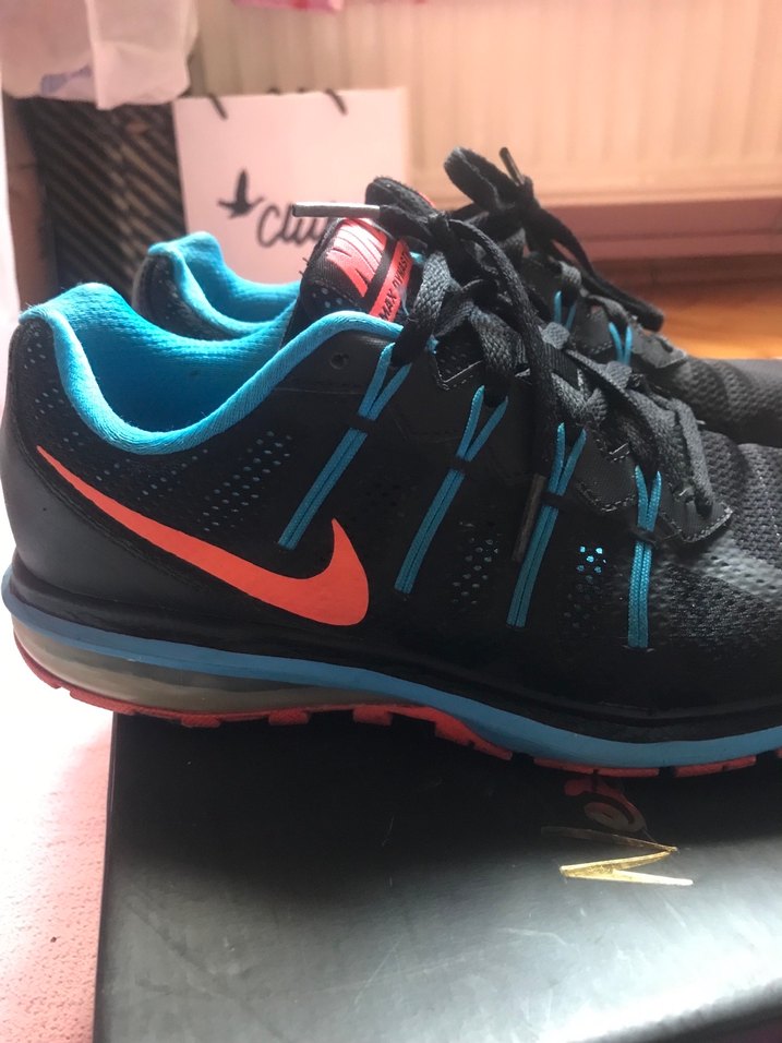 Nike Siyah-Mavi Spor Ayakkabı - Görsel 2