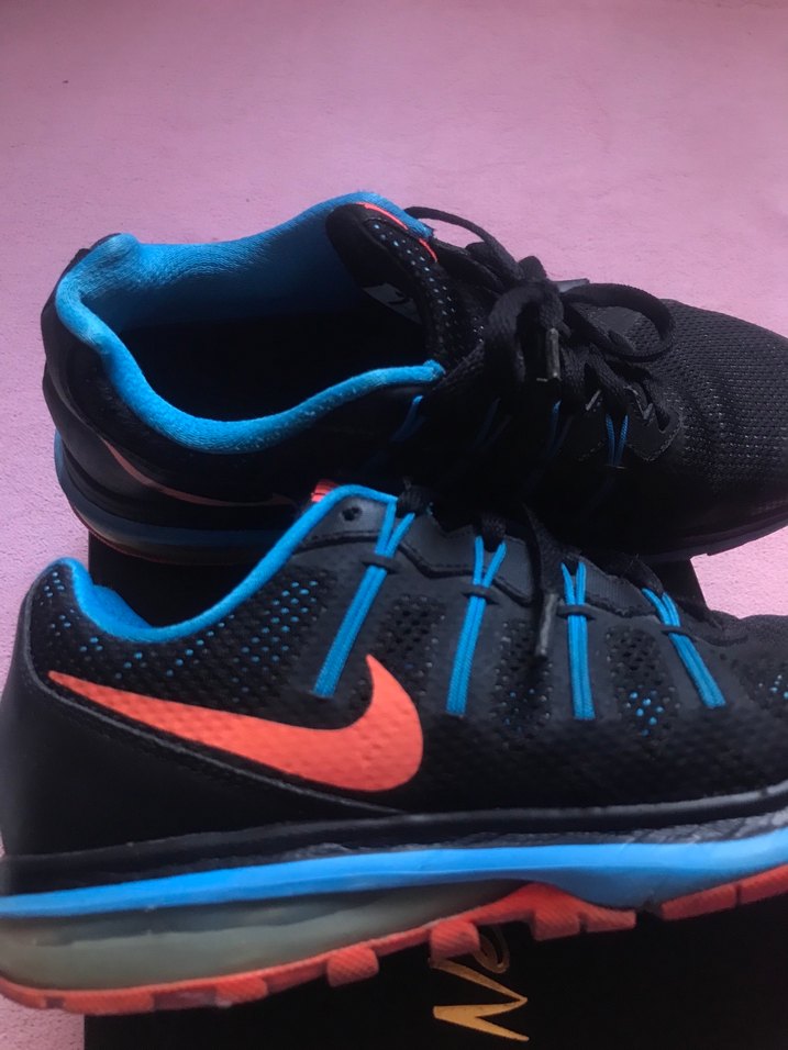 Nike Siyah-Mavi Spor Ayakkabı - Görsel 3