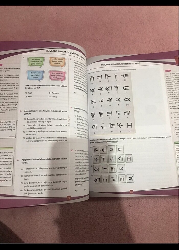 PRF YAYINLARI 8.SINIF TÜRKÇE SORU BANKASI - Görsel 4