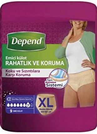 Depend xl emici külot