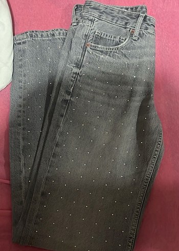 Gri Taşlı Zara Jean