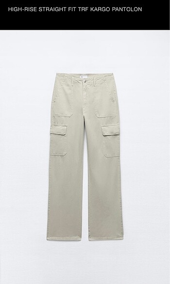 Zara Straight Kargo Pantolon