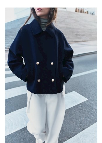 Zara Lacivert Ceket