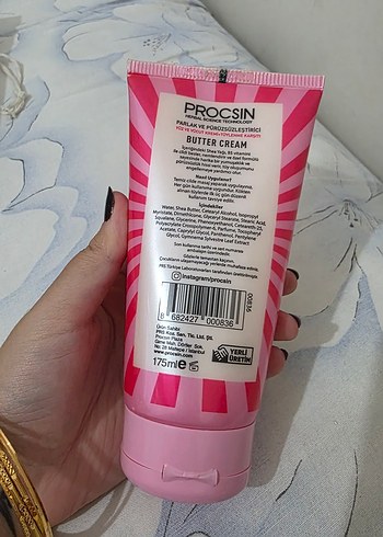 Beden Renk Procsin Cilt Pürüzsüzleştirici Tüy Azaltıcı Vücut Krem 175ml