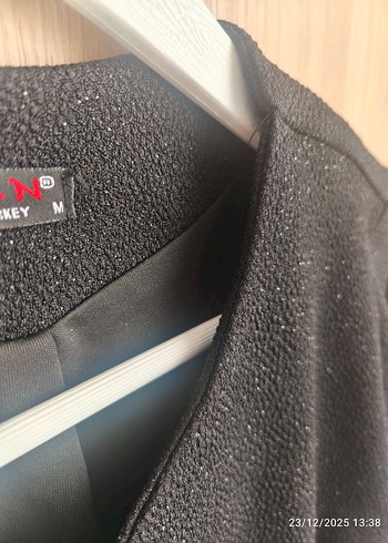 Siyah V Yaka Kadın Abiye Elbise - Görsel 7