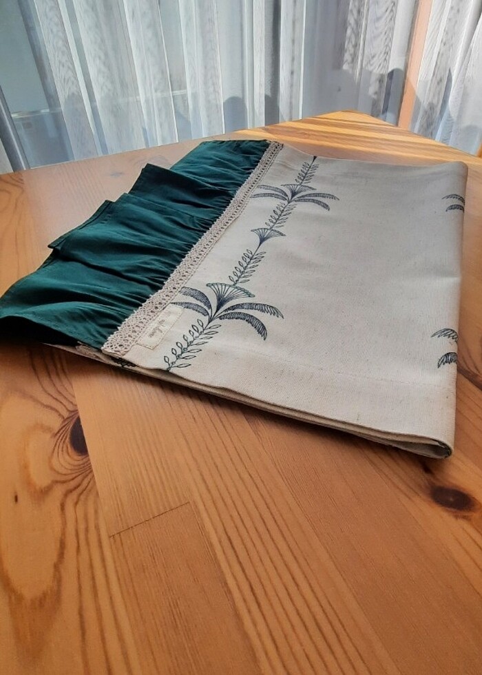 Mutfak önlüğü ve runner seti (2 parça) - Görsel 4