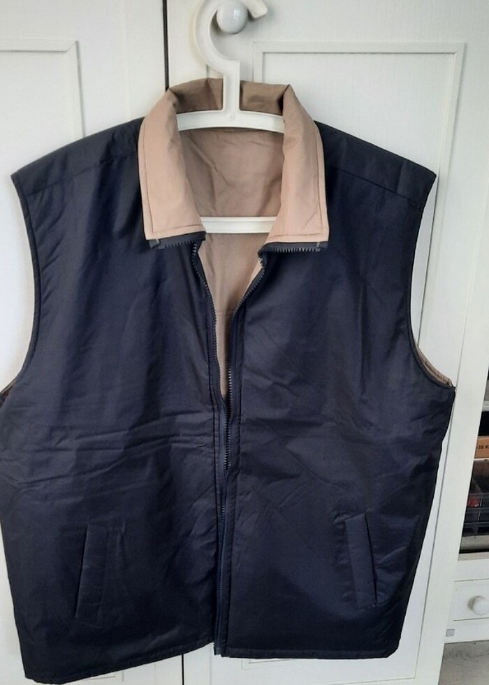 Çift taraflı erkek yelek - Görsel 2
