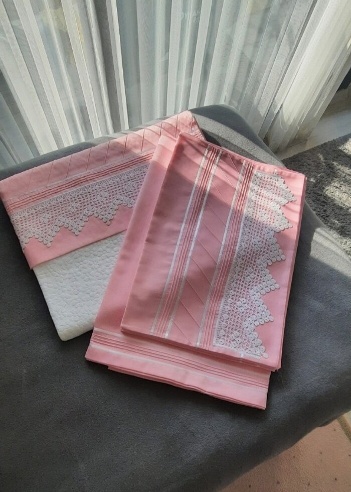 ÇEYİZLİK ÖZEL DİKİM PİKE TAKIMI - Görsel 3