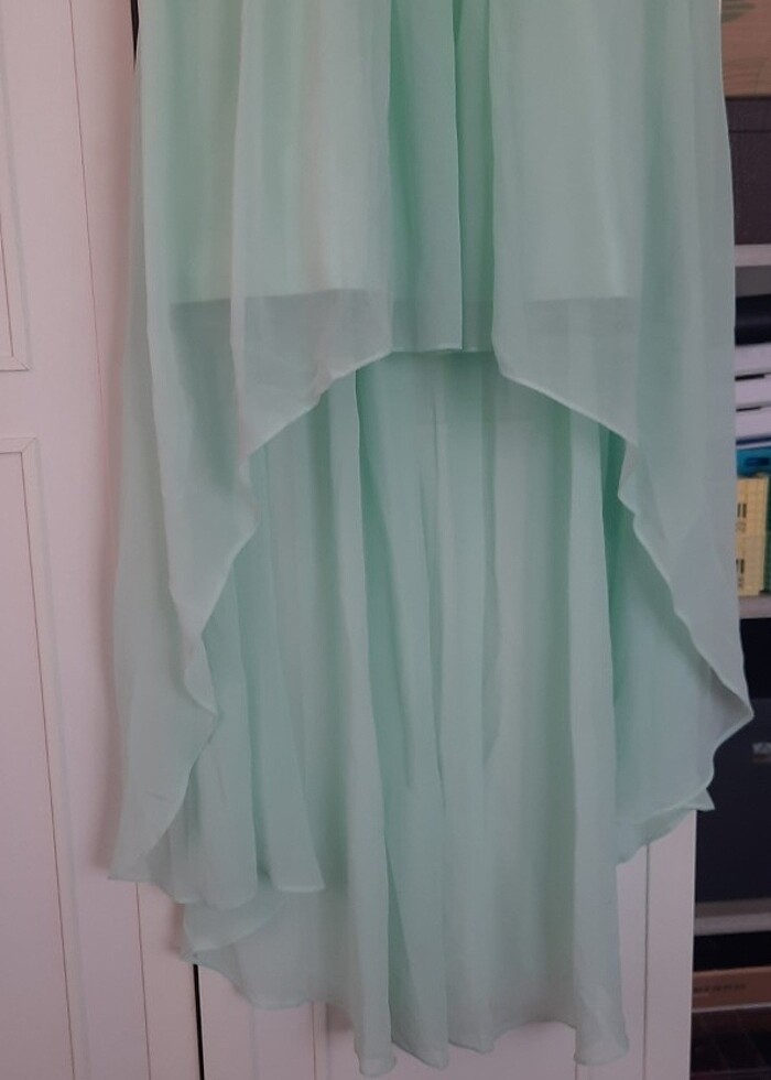 Su yeşili elbise - Görsel 5