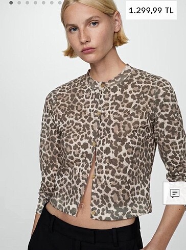 Zara Leopar hırka