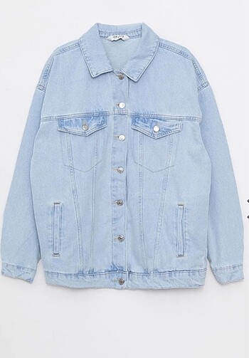 m Beden Owersize jean ceket butik ürünü