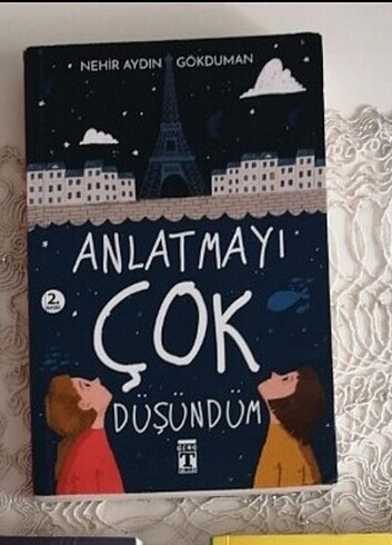 Anlatmayı çok düşündüm, kitap 
