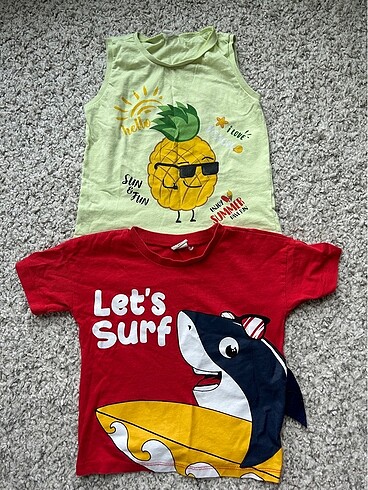 ikisi birden babyshark tshirt ve atlet