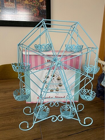 Cupcake stand ve sepet babyshower