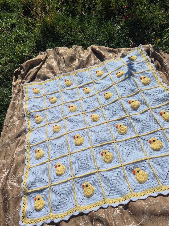 ördekli bebek battaniyesi - Görsel 5