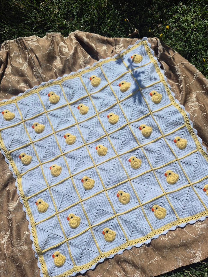 ördekli bebek battaniyesi - Görsel 2