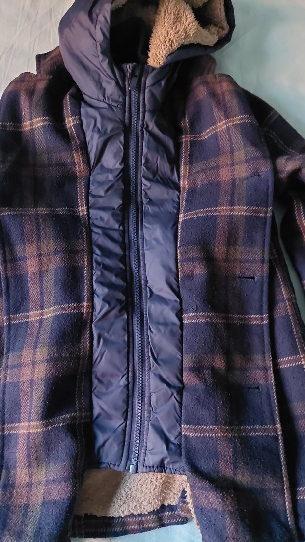 Erkek Çocuk Kahverengi Düğmeli Kaban - Görsel 2